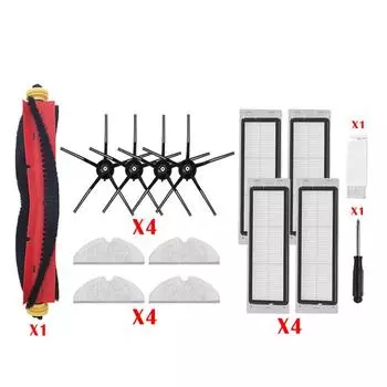 Аксессуары для Roborock S5 Max S6 MAXV, основная щетка, тряпка для швабры, замена фильтра HEPA, робот Xiaomi S6 pure S50, запчасти для пылесоса