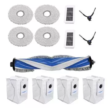 Аксессуары для робота-пылесоса Основная щетка Боковая щетка Моющийся фильтр Швабра Пылесборник Набор для X5 Omni