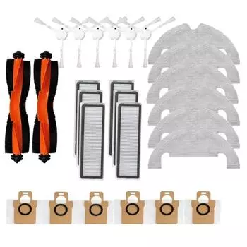 Аксессуары для робота-пылесоса Xiaomi X10 Запчасти для робота-пылесоса Основная боковая щетка Фильтр Hepa Ткань для швабры Пылесборник