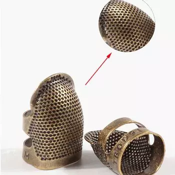 Аксессуары для рукоделия, наперсток для иглы, ретро-регулируемый протектор для пальцев, наперсток, швейные инструменты 1.8cm