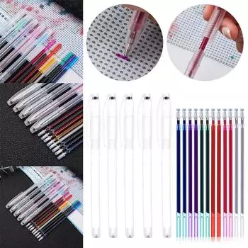 Аксессуары для рукоделия Стираемая ручка Исчезающая ручка Водорастворимая сменная ручка Маркеры для ткани Карандаш