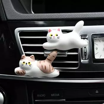 Аксессуары для салона автомобиля Cat, уникальный аромат, сделай сам, черный кот, 1 шт., корейские аксессуары для автомобилей