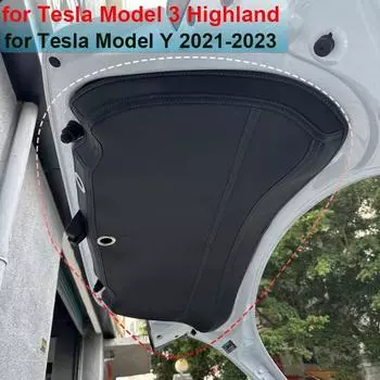 Аксессуары для салона автомобиля Tesla Model 3 Highland Tail Gate Protector Pad из замши Model Y Leather Tailgate Protector Cover