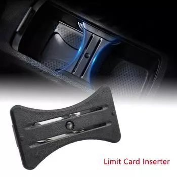 Аксессуары для салона автомобиля, устройство для вставки лимитной карты в чашку воды, слот для монет для Volkswagen Golf 6 GTI R20 2008-2012, подлокотник, ящик для хранения