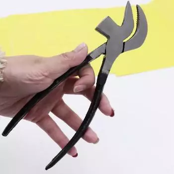 Аксессуары для самостоятельного изготовления Прочные плоскогубцы Плоскогубцы для сгибания в форме клюва Удобные плоскогубцы для сапожника Изготовление обуви чёрный