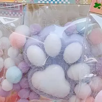 Аксессуары для самостоятельного изготовления Squishy New Fidget Toy Мини Kawaii Плюшевая кошачья лапка Маленькая свинья Кролик Милая розовая кошачья лапка Декомпрессионные реквизиты A1