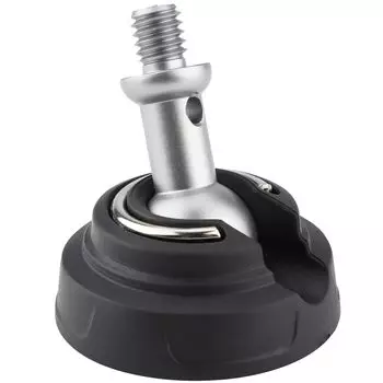 Аксессуары для штатива Резиновая накладка 50 мм Аксессуары для монопода Большая каменная ножка Штатив Каменная ножка Дюймовый Универсальный Резиновые шипы для штатива Резьба Ножка штатива чёрный