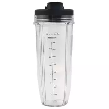 Аксессуары для соковыжималки: чашка объемом 32 унции и крышка носика для соковыжималки Ninja BL480 / BL490 / BL640 / BL680 Auto IQ Series CHINA