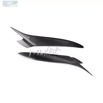 Аксессуары для стайлинга автомобиля, настоящие карбоновые фары, брови, веки, отделка для Mazda RX 8 RX8 2004-2008, наклейки на автомобиль, высокое качество чёрный