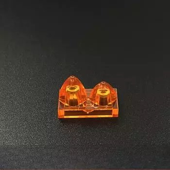 Аксессуары для строительных блоков, запасные части 15209 1X2 Верхняя часть с 2 острыми угловыми пластинами, зубьями, клыками, шипами 1 piece