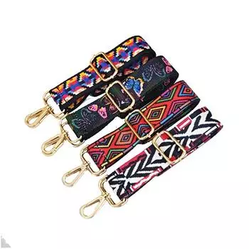 Аксессуары для сумок Нейлон Горячая Распродажа Для Женщин Радуга Популярная Ручка Орнамент Плечевая Вешалка Цветной Высококачественный Декоративный Регулируемый Ремень Для Сумок Уникальный 4