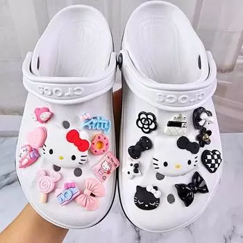 Аксессуары для тапочек Hello Kitty, популярный персонаж в Корее