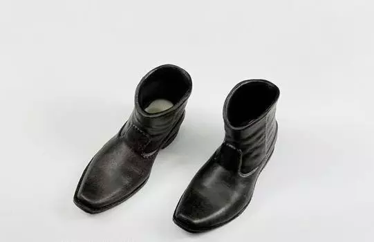 Аксессуары для TBLeague для обычных размеров кожаных черных ботинок, не включая голову и [TOYBARJAPAN] 1/6 фигурки/Подходящее тело, ноги, мужские