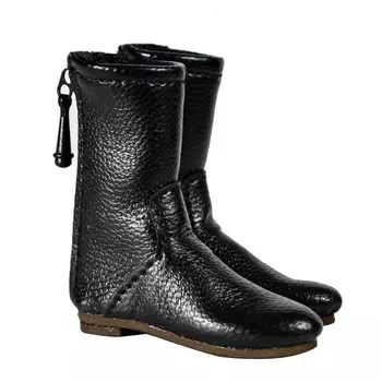 Аксессуары для тела TBLeague Для нормального размера ноги Модные сексуальные красивые женские кожаные сапоги на плоской подошве Обувь не включает в себя голову и черную икру