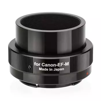 Аксессуары для телескопа Kenko Адаптер крепления T II для крепления Canon, внутреннее черное покрытие, сделано в Японии 499818 EF-M с антибликовым покрытием