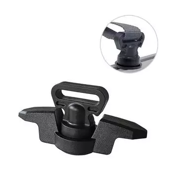 Аксессуары для тележки для каяка, крепления для палубы лодки, крепление для каяка, черный цвет, долговечность, простая установка