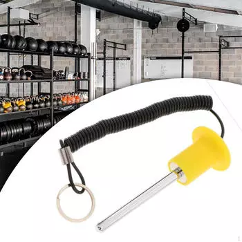 Аксессуары для тренажеров с весовым стеком, универсальное оборудование для фитнеса с нагрузкой Yellow 8x100mm