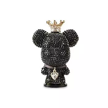 Аксессуары для украшения автомобиля Urban Car Diamond King Bear, черные, 1 шт., корейские аксессуары для автомобилей