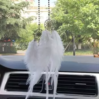 Аксессуары для украшения автомобиля Urban Car Double Dream Catcher, корейские аксессуары для автомобилей
