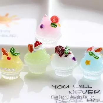 Аксессуары для ювелирных изделий из смолы своими руками: Брелок-подвеска в виде 3D-чаши для смузи Size approx. 1.8cm x 2.3cm зелёный