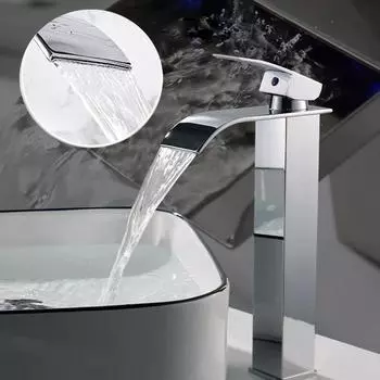 Аксессуары для ванной комнаты Бытовая горячая и холодная вода Водопад Голова дракона Кухня Ванная комната Смеситель для умывальника Смесители для раковины Смесители