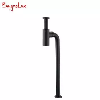 Аксессуары для ванной комнаты латунный смеситель для раковины слива пола P-Trap сливная труба в пол монтируется из нержавеющей стали 0523