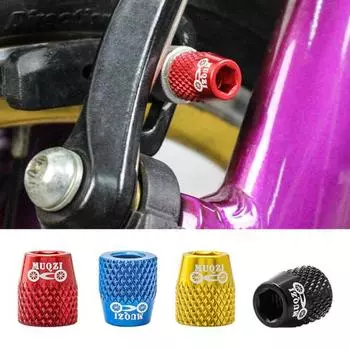 Аксессуары для велосипеда MUQZI, 4 шт. MUQZI, алюминиевый сплав, велосипедная V-образная тормозная колодка, крепежная гайка тормозного блока