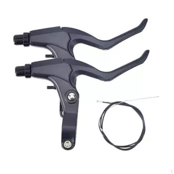 Аксессуары для велосипедных тормозов диаметром 2,2 см, алюминиевые сплавные рычаги с проволокой чёрный