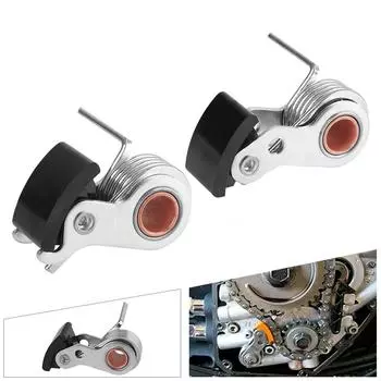 Аксессуары для велосипедов Натяжитель цепи мотоцикла Touring Electra Fat boy Регулируемый для Davidson Twin Cam Touring Electra Universal 39954-99A 39964-99A Silver