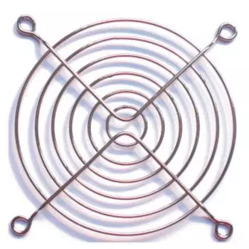 Аксессуары для вентиляторов постоянного тока: Металлические и пластиковые защитные сетки и фильтры black чёрный