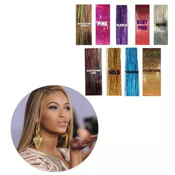 Аксессуары для волос 1 шт. Наращивание волос Аксессуары для волос Модный макияж Красота сверкающий парик Аксессуары розы красного