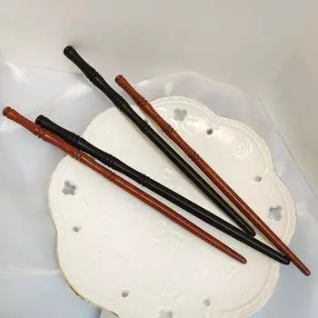 Аксессуары для волос Деревянные палочки для волос Hanfu Деревянная шпилька для волос Старинная шпилька для волос Головной убор в китайском стиле чёрный