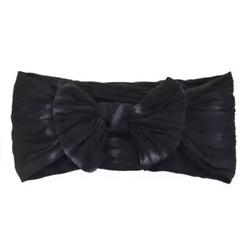 Аксессуары для волос для малышей Детская повязка на голову из нейлона с бантом Tie-Dye, супермягкая широкая повязка на голову, детские чулки, повязка на голову