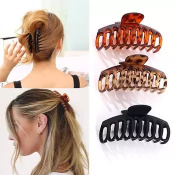 Аксессуары для волос для женщин, девушек, нескользящие заколки для волос, держатель для хвоста, 3 шт. One size