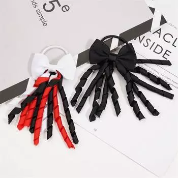 Аксессуары для волос, кольцо для волос, веревка для девочек черлидинга, рулон, кисточка, резинка, бант, головной убор, детские украшения 7cm*3.8cm жёлтый