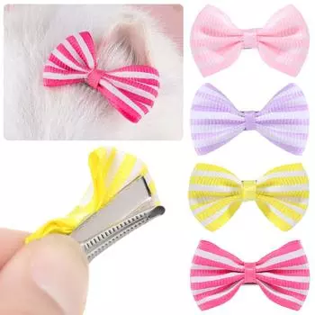 Аксессуары для волос, милые косметические принадлежности, бантик для собак, заколки для волос, банты-бабочки, заколки для волос, заколка для волос