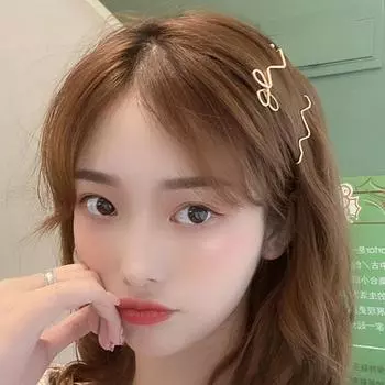 Аксессуары для волос Новые заколки Милые геометрические девушки Волнистые невидимки Заколка из цинкового сплава Цветочные заколки для волос flower