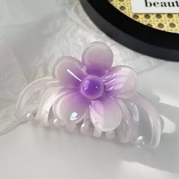 Аксессуары для волос яйцо цветок коготь для волос градиент цвета мини-заколка в виде акулы цветок заколка для волос в виде краба для женщин