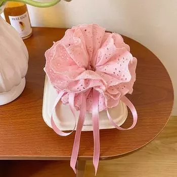 Аксессуары для волос Резинки для волос Эластичные резинки для хвоста Модные веревки для волос для женщин розовый