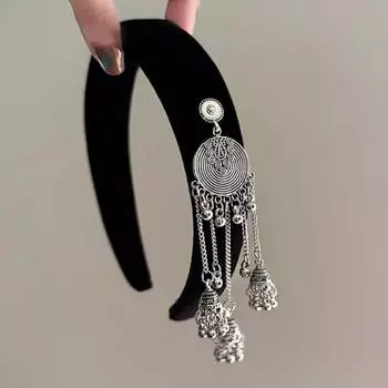 Аксессуары для волос с кисточками для женщин и девочек, милые универсальные обручи для волос, темпераментные этнические резинки для волос, подарки