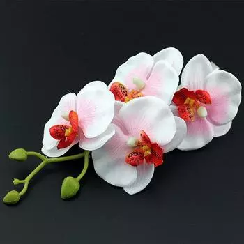 Аксессуары для волос с ветками Украшения для волос Заколка-цветок Заколка для волос Искусственный цветок Цветы Заколка-цветок фаленопсис 20cm