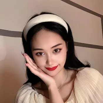 Аксессуары для волос Широкий ободок для волос в стиле INS Обруч для волос Премиум-повязка на голову для женщин и девочек