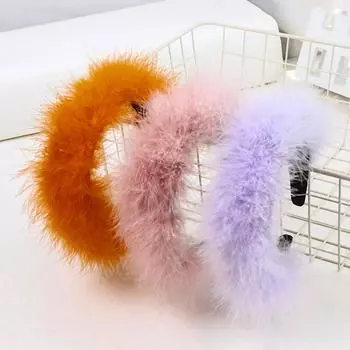 Аксессуары для волос, свадебная повязка на голову в корейском стиле, модные украшения, свадебная повязка на голову, обруч для волос с перьями