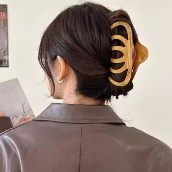 Аксессуары для волос в стиле ретро, новая мода цвета хаки, заколка для вьющихся волос, заколки в виде крабов, заколка в виде акулы, заколка для волос для женщин, аксессуары для волос, подарок