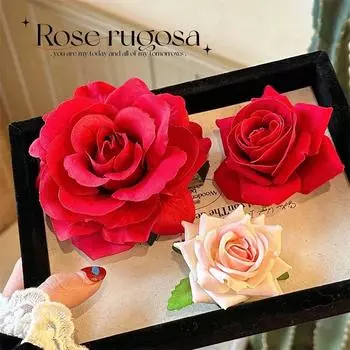 Аксессуары для волос Заколка для волос с цветком розы Головной убор в стиле ретро для девочек на берегу моря StyleC