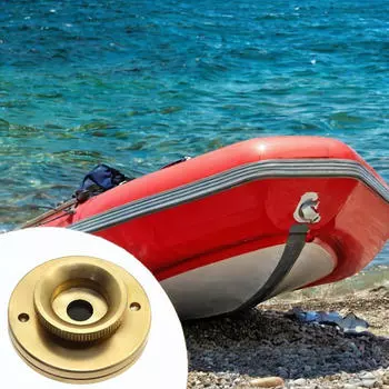 Аксессуары для воздушного клапана надувной лодки, медная высокопрочная универсальная заглушка для каяка, замена для