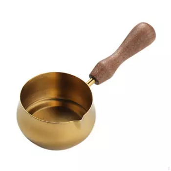 Аксессуары для выпечки, Чашка для соуса, Дизайн Eagle Mouth Guide, Деревянная ручка, Многоцелевой, Легко чистить, 60ml
