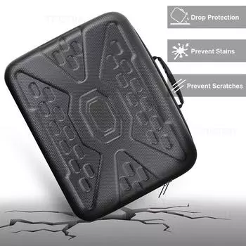 Аксессуары для Xbox Series X, жесткая сумка для хранения для контроллера консоли Xbox Series X, защитный чехол для путешествий чёрный