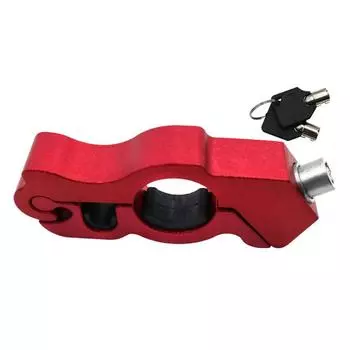 Аксессуары для защитных замков Замок с сигнализацией двигателя Противоугонный замок Противоугонный красный