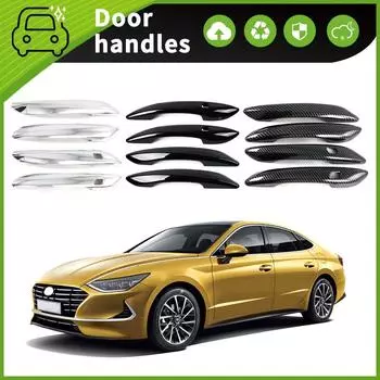 Аксессуары для защиты от царапин на дверных ручках Hyundai Sonata DN8 (Модели 2020-2023 гг.)